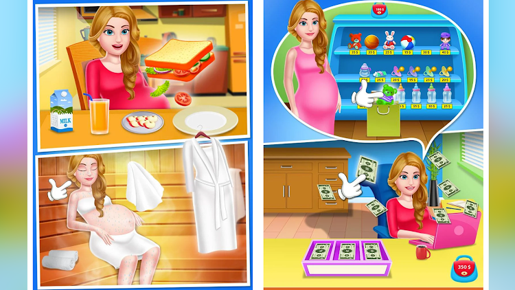 #6. newborn babyshower party game (Android) By: Pi Games Studio