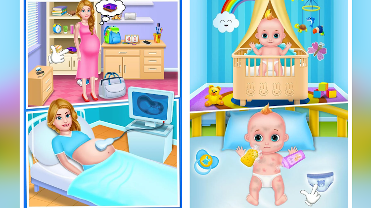 #7. newborn babyshower party game (Android) By: Pi Games Studio