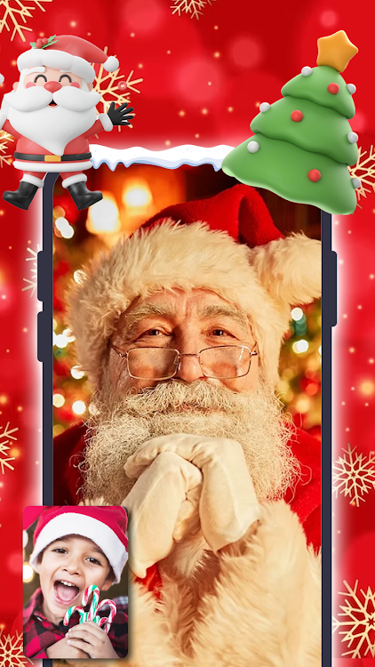 #4. Santa Troll Call: Fake Video (Android) By: EPIKMOUNT JOINT STOCK COMPANY