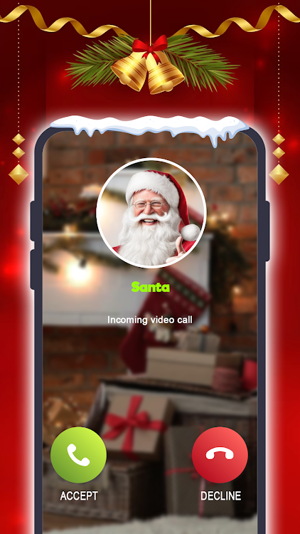 #5. Santa Troll Call: Fake Video (Android) By: EPIKMOUNT JOINT STOCK COMPANY