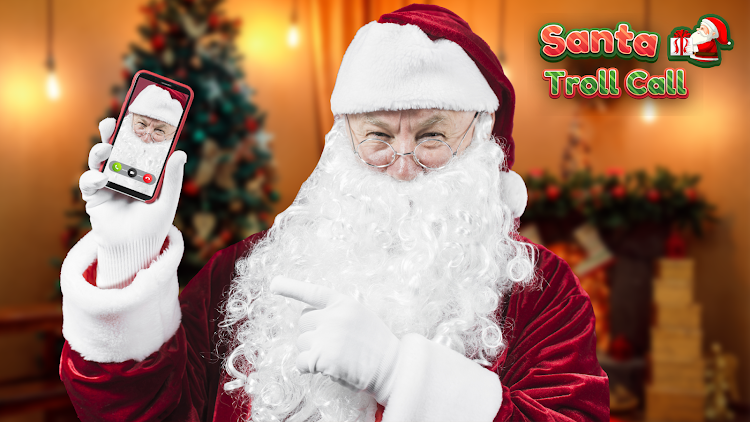 #8. Santa Troll Call: Fake Video (Android) By: EPIKMOUNT JOINT STOCK COMPANY