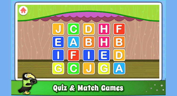 #5. Alphabet for Kids ABC Learning (Android) By: GunjanApps Studios