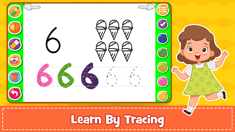 #2. ABC Tracing Preschool Games 2+ (Android) By: GunjanApps Studios