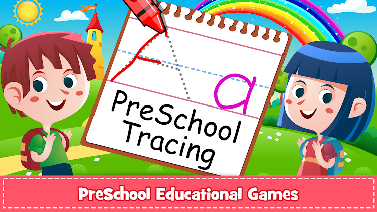 #7. ABC Tracing Preschool Games 2+ (Android) By: GunjanApps Studios