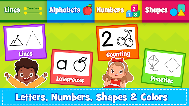 #8. ABC Tracing Preschool Games 2+ (Android) By: GunjanApps Studios