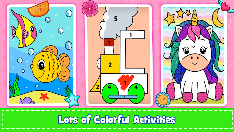 #7. Coloring Games & Coloring Kids (Android) By: GunjanApps Studios