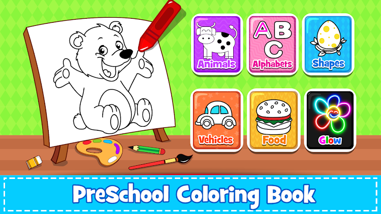 #8. Coloring Games & Coloring Kids (Android) By: GunjanApps Studios