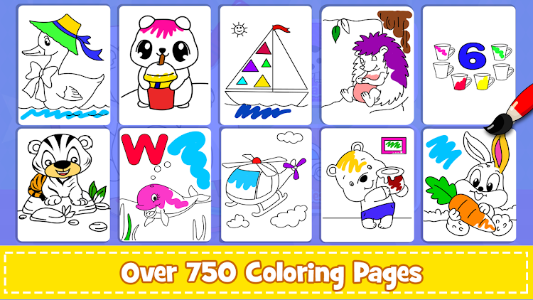 #9. Coloring Games & Coloring Kids (Android) By: GunjanApps Studios