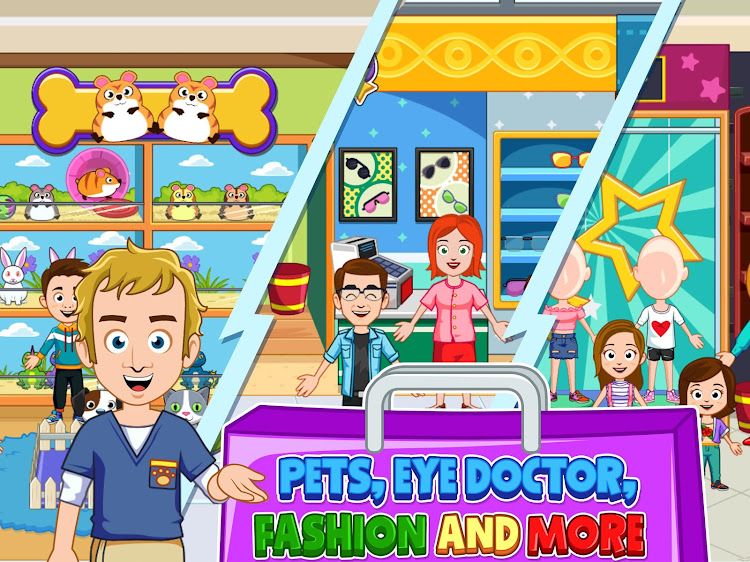 #9. My Town : Shopping Mall (Android) By: My Town Games Ltd