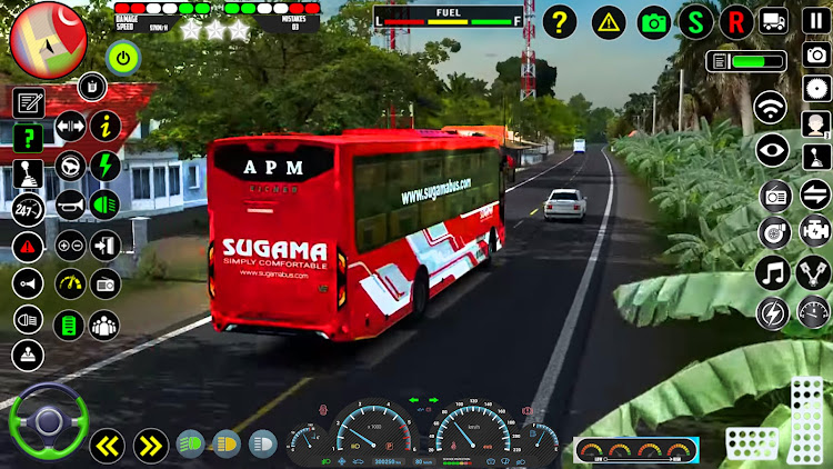 #2. Bus Simulator game:OffRoad Bus (Android) By: Flash Games Offline