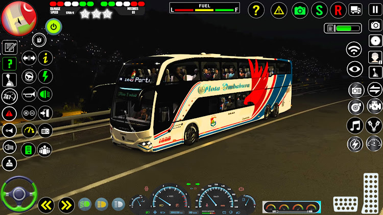 #3. Bus Simulator game:OffRoad Bus (Android) By: Flash Games Offline