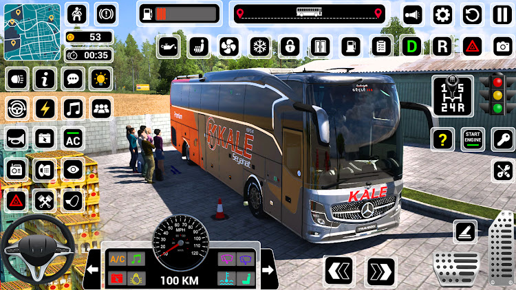 #6. Bus Simulator game:OffRoad Bus (Android) By: Flash Games Offline