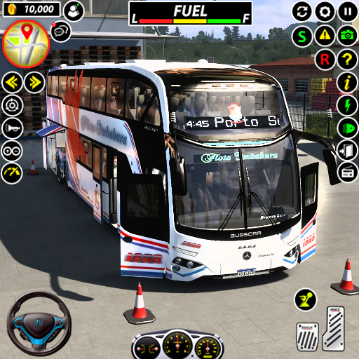 #8. Bus Simulator game:OffRoad Bus (Android) By: Flash Games Offline