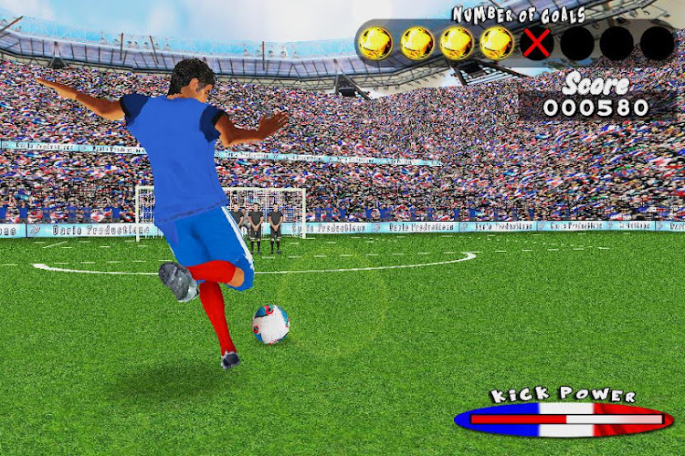 #4. Free-Kick Football Ultimate (Android) By: Darie Productions