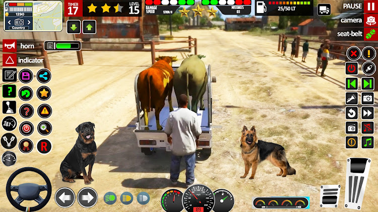 #5. Animal Truck Simulator Game 3D (Android) By: Chromic Apps