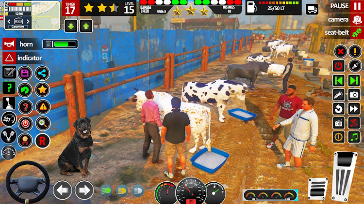 #6. Animal Truck Simulator Game 3D (Android) By: Chromic Apps