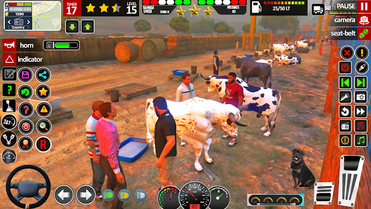 #7. Animal Truck Simulator Game 3D (Android) By: Chromic Apps