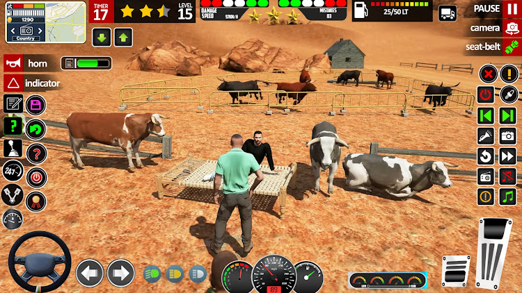 #8. Animal Truck Simulator Game 3D (Android) By: Chromic Apps