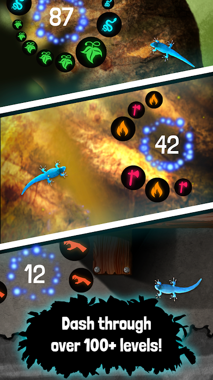 #2. Electric Blue: Gecko dash! (Android) By: OTE PRODUCTIONS LIMITED