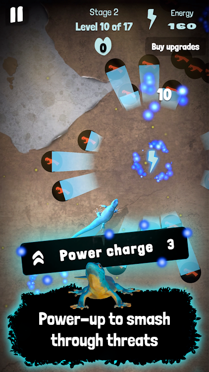 #3. Electric Blue: Gecko dash! (Android) By: OTE PRODUCTIONS LIMITED