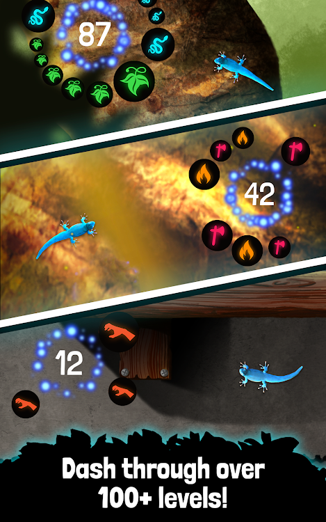 #8. Electric Blue: Gecko dash! (Android) By: OTE PRODUCTIONS LIMITED