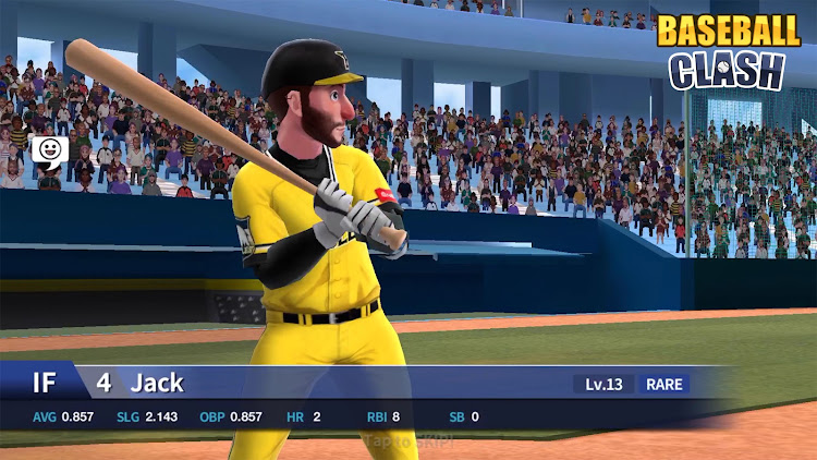 #2. Baseball Clash: Real-time game (Android) By: Miniclip.com