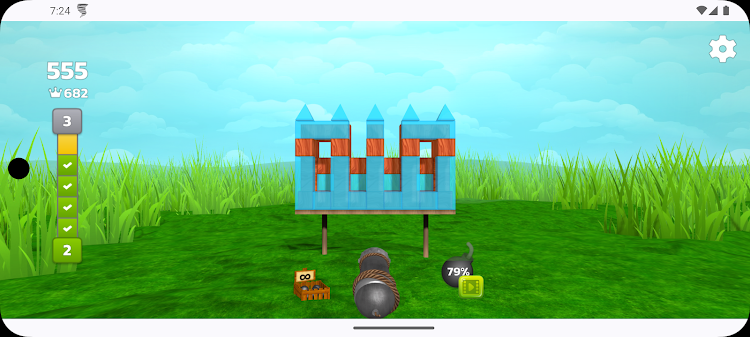 #8. Cannon Balls 3D (Android) By: NovaSphere Games