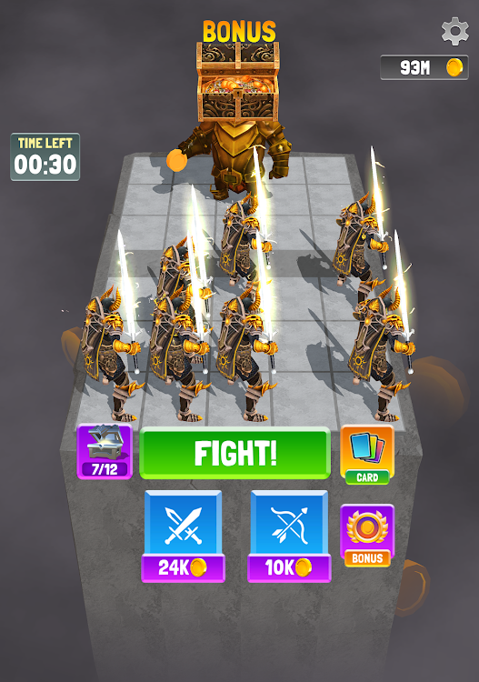 #4. Merge Master - Elden Warrior (Android) By: Skylink Studio