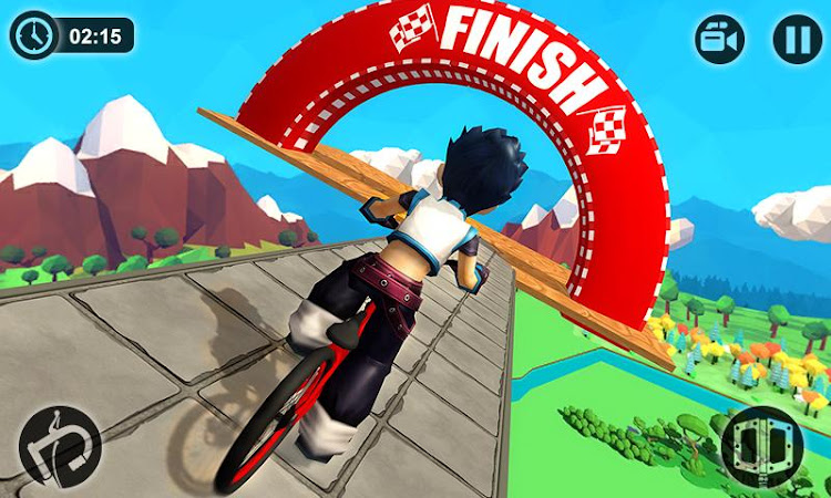 #2. Fearless BMX Rider (Android) By: Frenzy Games Studio