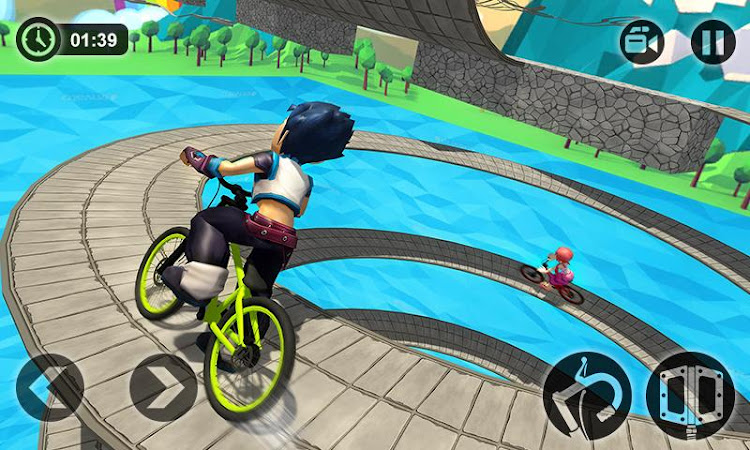 #4. Fearless BMX Rider (Android) By: Frenzy Games Studio