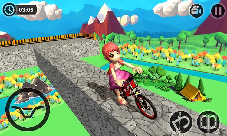 #5. Fearless BMX Rider (Android) By: Frenzy Games Studio