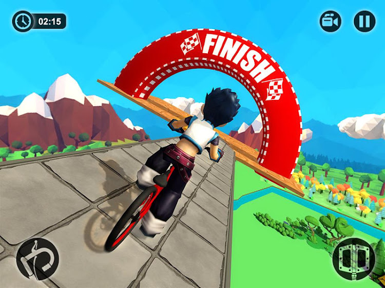 #8. Fearless BMX Rider (Android) By: Frenzy Games Studio