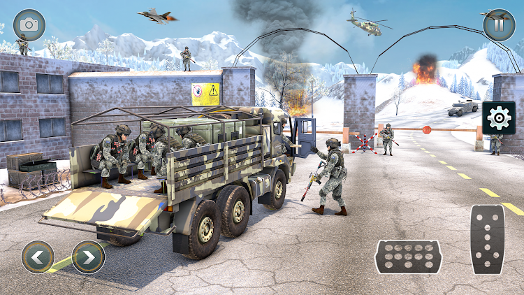 #3. Truck Simulator Army Games 3D (Android) By: War Stone