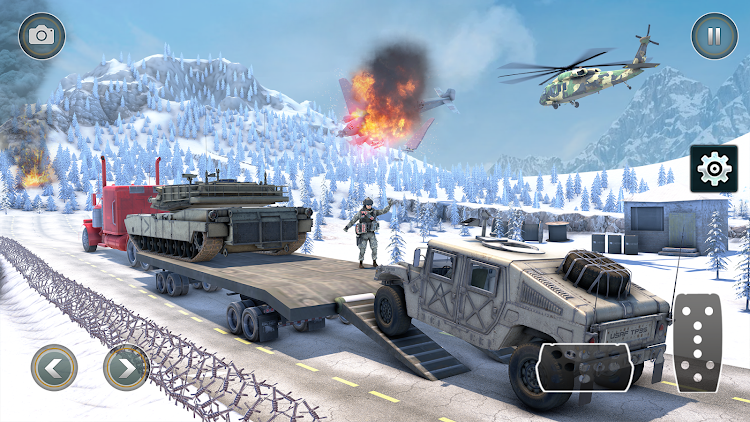 #4. Truck Simulator Army Games 3D (Android) By: War Stone