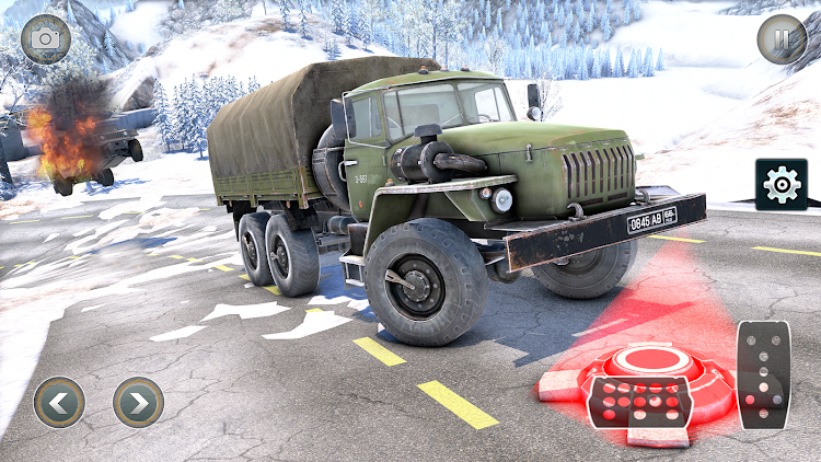 #5. Truck Simulator Army Games 3D (Android) By: War Stone