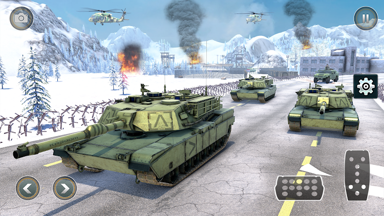 #6. Truck Simulator Army Games 3D (Android) By: War Stone