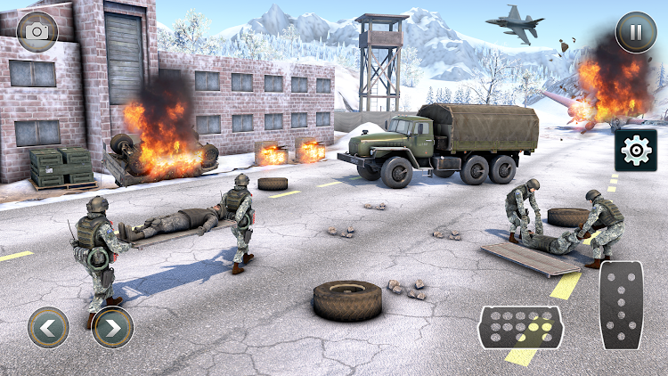 #8. Truck Simulator Army Games 3D (Android) By: War Stone