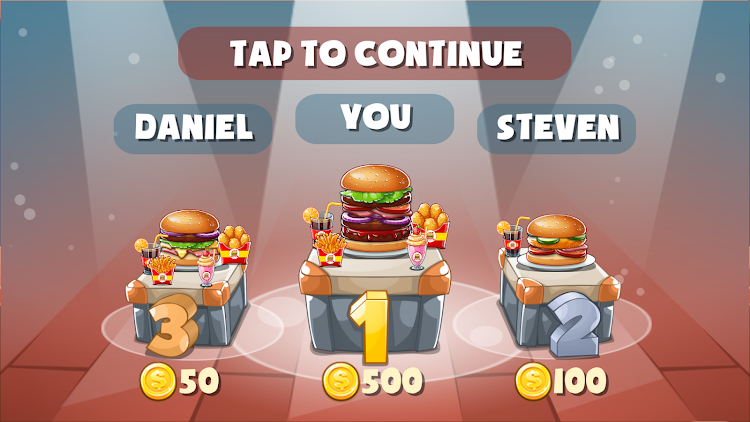 #8. Burger Fest: Cooking Games (Android) By: Unicorn Game Studio