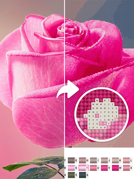 #9. Cross Stitch Joy (Android) By: Creative APPS