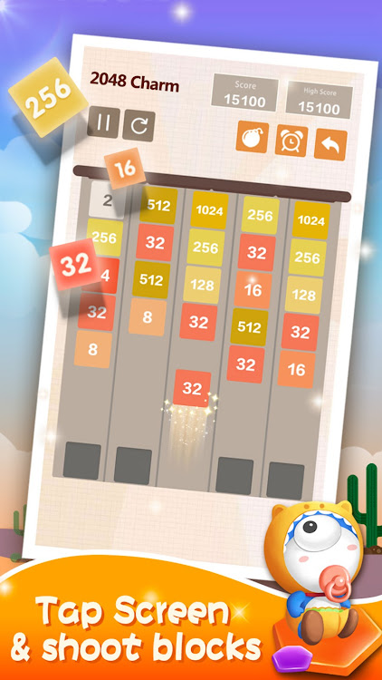 #6. Number Charm: 2048 Games (Android) By: DoPuz Games