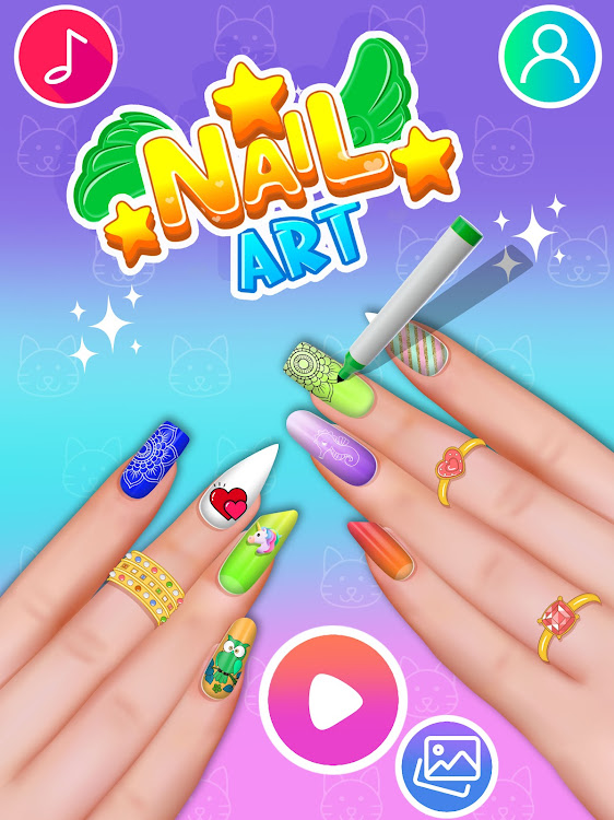 #7. Nail Art Salon Coloring Book (Android) By: Monkey Hug