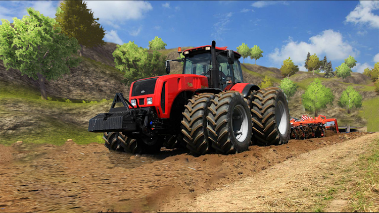 #5. Modern Tractor Driving Games (Android) By: Vector3 Game Studio