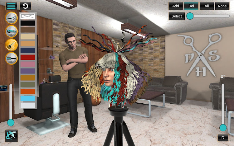 #4. Digital Hair Simulator (Android) By: AZYMUS STUDIO