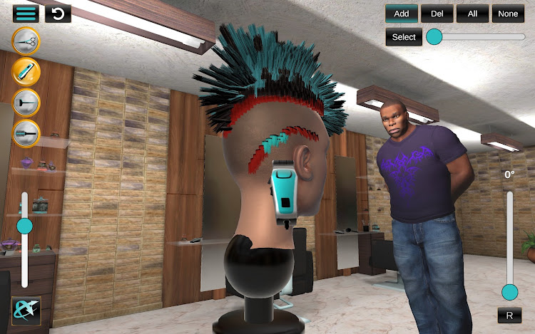 #5. Digital Hair Simulator (Android) By: AZYMUS STUDIO