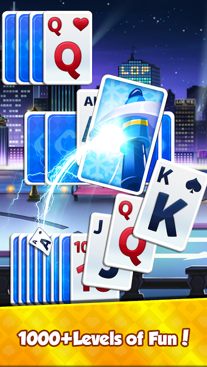 #4. Solitaire Adventure Tripeaks (Android) By: LETS FUN - publisher of match 3 puzzle game