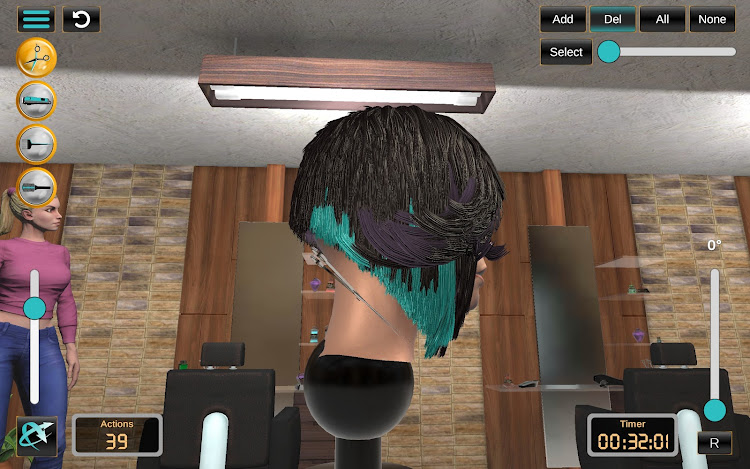 #6. Digital Hair Simulator (Android) By: AZYMUS STUDIO