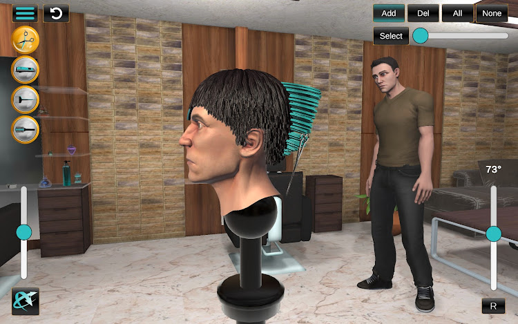 #9. Digital Hair Simulator (Android) By: AZYMUS STUDIO