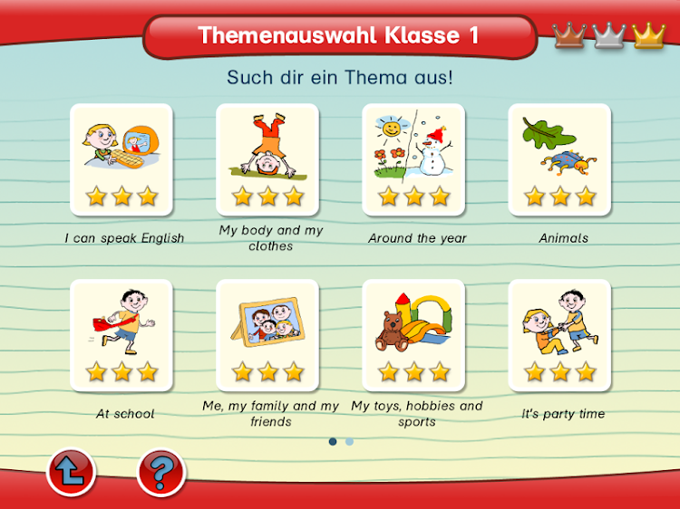 #4. Grundschule English Premium (Android) By: Trophy Games - Animal Games