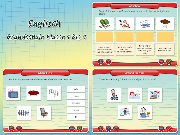 #10. Grundschule English Premium (Android) By: Trophy Games - Animal Games