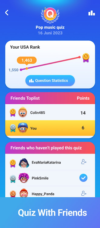 #10. QuizDuel! Quiz & Trivia Game (Android) By: MAG Interactive